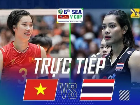Xem trực tiếp bóng chuyền nữ Việt Nam vs Thái Lan ở đâu, kênh nào? Link xem SEA V.Cup 2026 mới nhất