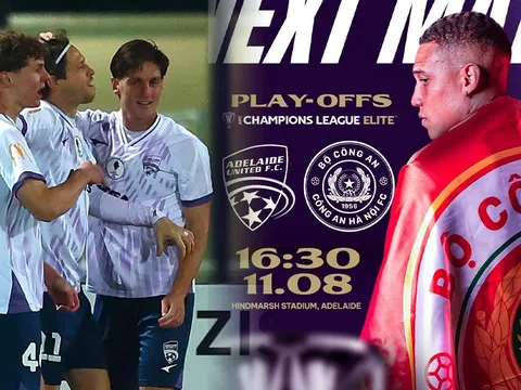 Xem trực tiếp bóng đá CAHN đấu Adelaide Utd ở đâu, kênh nào? Link xem trực tiếp Play-off C1 châu Á