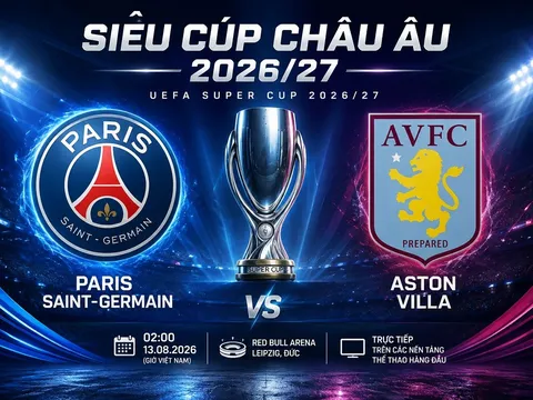 Dự đoán kết quả, tỷ số PSG vs Aston Villa - Siêu máy tính nhận định bóng đá hôm nay 12/8