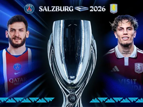 VTV trực tiếp bóng đá PSG vs Aston Villa - Link xem trực tiếp Siêu cúp châu Âu hôm nay 13/8 trên VTV