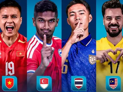 VTV trực tiếp Bán kết AFF Cup 2026 - Link xem trực tiếp Việt Nam vs Malaysia; Thái Lan vs Singapore