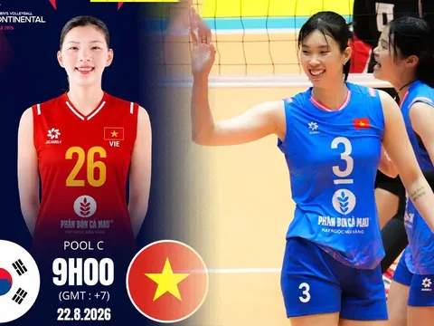 Xem trực tiếp bóng chuyền nữ châu Á 2026 ở đâu, kênh nào? Kênh trực tiếp tuyển Việt Nam đấu Hàn Quốc