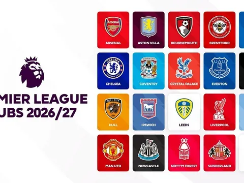 Lịch thi đấu Ngoại hạng Anh 2026/27 hôm nay 21/8: Arsenal đấu Coventry lúc mấy giờ?