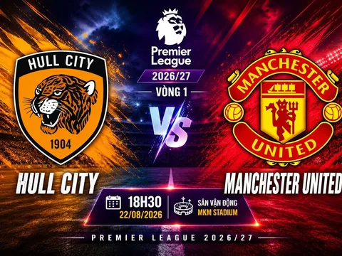 Dự đoán kết quả, tỷ số Hull City vs Man United - Vòng 1 Ngoại hạng Anh: Siêu máy tính nhận định bóng đá hôm nay 22/8