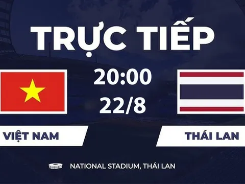 Link xem TRỰC TIẾP bóng đá AFF CUP 2026 hôm nay 22/8 - VTV6, VTVGo trực tiếp Việt Nam vs Thái Lan