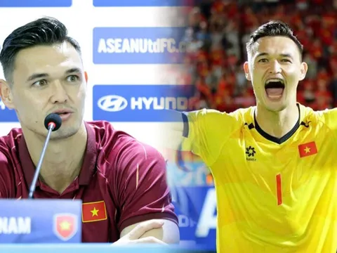 Thủ môn ĐT Việt Nam khiến Thái Lan 'khóc thét' tại AFF Cup 2026, tiết lộ bí quyết cứu thua đẳng cấp