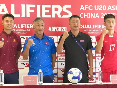 Lịch thi đấu bóng đá VL U20 châu Á 2027 hôm nay 31/8: Tuyển Việt Nam đấu Triều Tiên lúc mấy giờ?