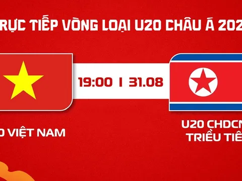 Xem trực tiếp bóng đá U20 Việt Nam vs U20 Triều Tiên ở đâu, kênh nào? TV360 trực tiếp VL U20 châu Á 2027