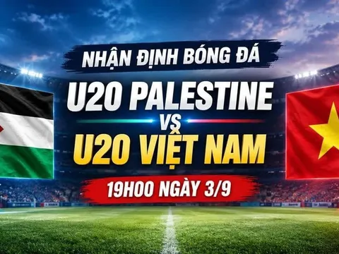 Dự đoán tỷ số, kết quả U20 Việt Nam vs U20 Palestine ngày 3/9 - Nhận định bóng đá VL U20 châu Á 2027