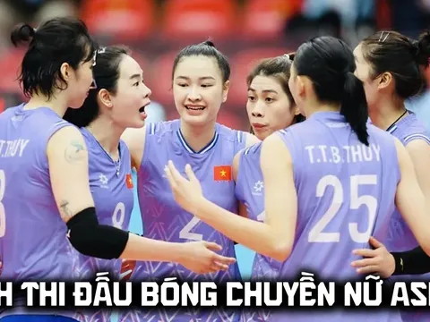 Lịch thi đấu bóng chuyền nữ ASIAD 2026 mới nhất - Lịch trực tiếp tuyển nữ Việt Nam vs Qatar