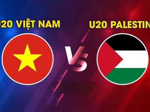 Xem TRỰC TIẾP U20 Việt Nam đấu U20 Palestine ở đâu, kênh nào? Link xem miễn phí VL U20 châu Á 2027