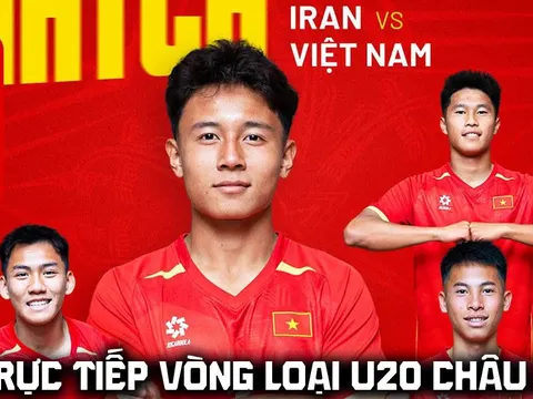 VTV6 VTV3 trực tiếp bóng đá U20 Việt Nam vs U20 Iran hôm nay 6/9 - Link xem trực tiếp VL U20 châu Á 2027