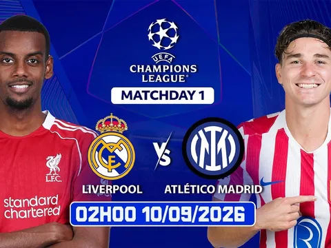 Dự đoán tỷ số Liverpool vs Atletico Madrid 2h ngày 10/9 - Nhận định bóng đá Cúp C1 châu Âu hôm nay