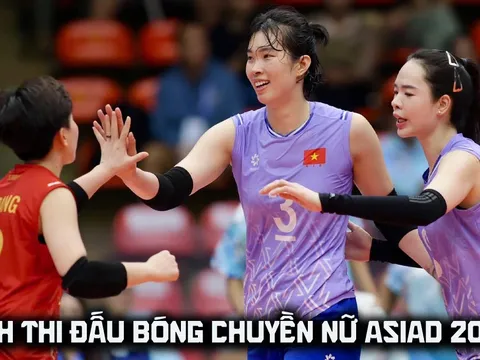 Lịch thi đấu bóng chuyền nữ ASIAD 2026 mới nhất - BTC chốt giờ thi đấu tuyển nữ Việt Nam vs Qatar