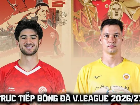 Link xem trực tiếp bóng đá Thể Công vs CAHN 19h15 ngày 10/9 - VTV6 trực tiếp V.League hôm nay