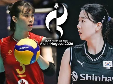 Lịch thi đấu bóng chuyền hôm nay 13/9: Tuyển nữ Việt Nam đại chiến Hàn Quốc ở ASIAD 2026 khi nào?