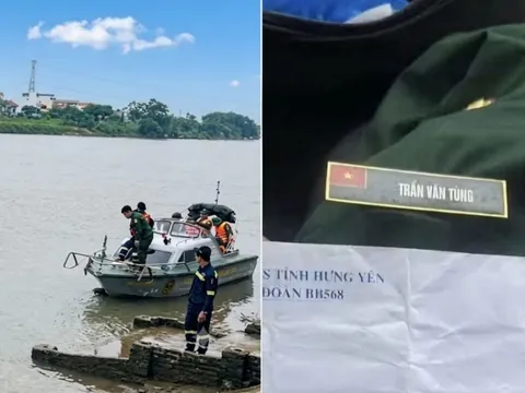Gia đình thanh niên mất tích kể lại diễn biến trước khi Thiếu tá quân đội nhảy xuống sông cứu người