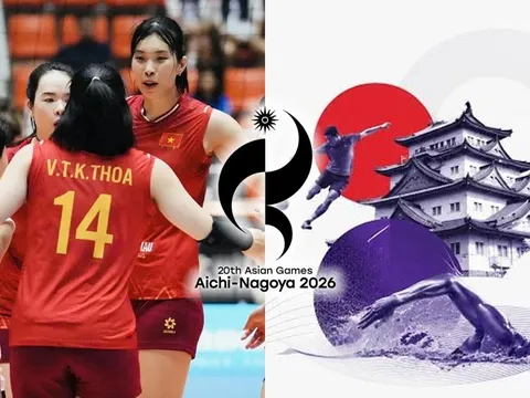 Lịch thi đấu bóng chuyền nữ ASIAD 2026 mới nhất - Xem trực tiếp tuyển nữ Việt Nam đấu Hong Kong ở đâu?