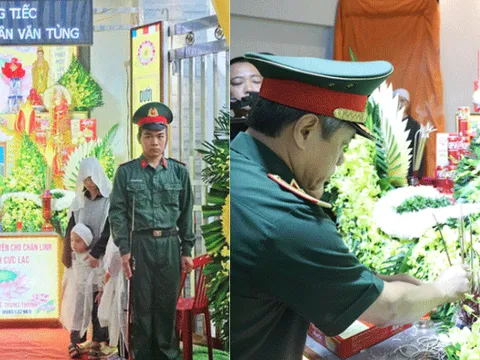 Bộ trưởng Bộ Quốc phòng truy thăng quân hàm cho Thiếu tá hy sinh khi cứu người trên sông Trà Lý
