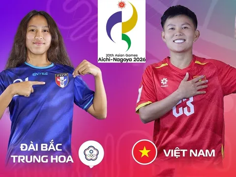 Xem TRỰC TIẾP bóng đá đá Việt Nam vs Đài Loan ở đâu, kênh nào? VTV có trực tiếp bóng đá ASIAD 2026?