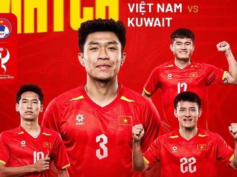 VTV6 trực tiếp bóng đá nam ASIAD 2026 hôm nay 15/9 - Link xem trực tiếp U23 Việt Nam vs U23 Kuwait trên VTV