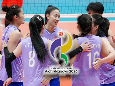 Lịch thi đấu bóng chuyền hôm nay 15/9: Tuyển nữ Việt Nam đấu trận mở màn ASIAD 2026 lúc mấy giờ?