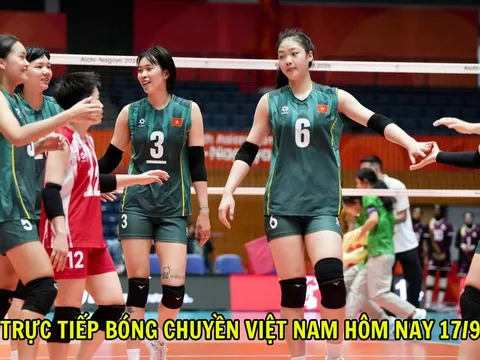 VTV trực tiếp bóng chuyền Việt Nam hôm nay 17/9 - Xem trực tiếp bóng chuyền nữ Việt Nam vs Hong Kong