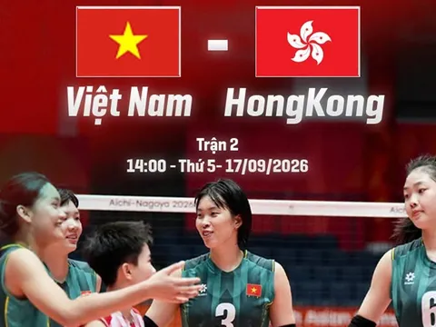 VTV TRỰC TIẾP bóng chuyền Việt Nam mới nhất 17/9 - Link xem trực tiếp bóng chuyền nữ Việt Nam vs Hong Kong