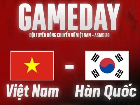 Xem trực tiếp bóng chuyền nữ Việt Nam vs Hàn Quốc ở đâu, kênh nào? VTV trực tiếp ASIAD 2026 hôm nay