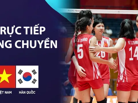VTV7, VTVGo TRỰC TIẾP bóng chuyền nữ Việt Nam vs Hàn Quốc hôm nay 18/9 - Link xem bóng chuyền nữ ASIAD 2026
