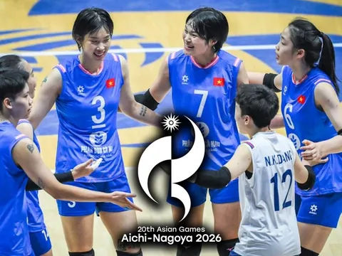 Lịch thi đấu bóng chuyền hôm nay 20/9: Tuyển nữ Việt Nam đấu Trung Quốc - Tứ kết ASIAD 2026 lúc mấy giờ?