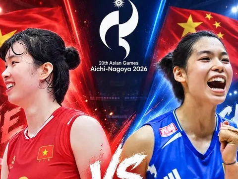Lịch thi đấu bóng chuyền nữ ASIAD 2026 hôm nay 20/9 - Kênh phát sóng tuyển nữ Việt Nam đấu Trung Quốc