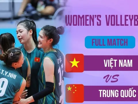 VTV6, VTVGo TRỰC TIẾP bóng chuyền nữ Việt Nam vs Trung Quốc - Link xem bóng chuyền ASIAD 2026