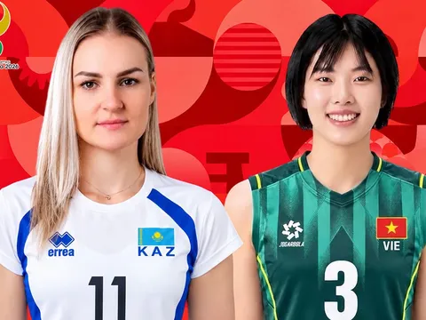 Link xem TRỰC TIẾP bóng chuyền nữ Việt Nam đấu Kazakhstan hôm nay 22/9 - VTV6 Trực tiếp bóng chuyền nữ ASIAD 2026