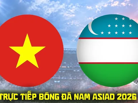 Link xem trực tiếp U23 Việt Nam vs U23 Uzbekistan 12h ngày 22/9 - VTV6 trực tiếp bóng đá nam ASIAD 2026
