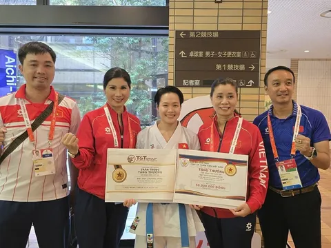 Giành HCV ASIAD 2026, 3 VĐV Việt Nam nhận thưởng tiền tỷ