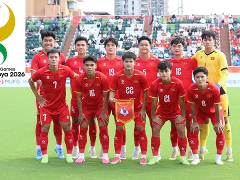 Lịch thi đấu bóng đá nam ASIAD 2026 hôm nay 23/9 - Kênh phát sóng tuyển U23 Việt Nam đấu Hàn Quốc