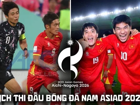 Lịch thi đấu bóng đá nam ASIAD 2026 mới nhất 23/9: U23 Việt Nam đấu Hàn Quốc ở tứ kết lúc mấy giờ?