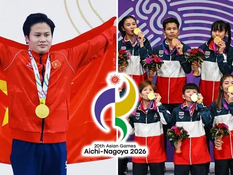Bảng xếp hạng huy chương thể thao Đông Nam Á tại ASIAD 2026: TT Việt Nam lép vế trước đại kình địch