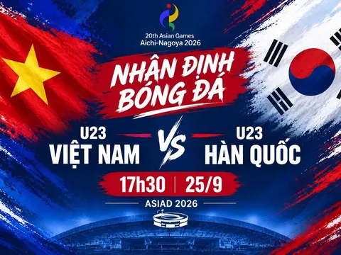 Nhận định bóng đá U23 Việt Nam vs U23 Hàn Quốc - Dự đoán kết quả bóng đá nam ASIAD 2026 hôm nay
