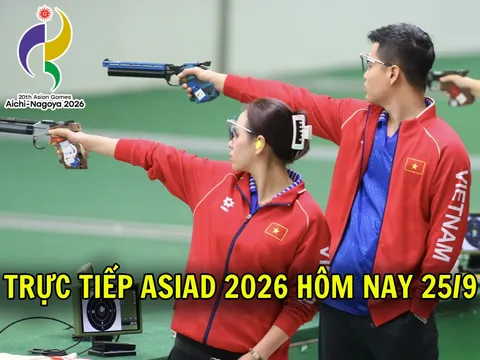 VTV trực tiếp ASIAD 2026 hôm nay 25/9 - Link xem trực tiếp ASIAD 2026 trên VTV6 và VTVGo
