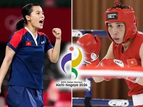 Lịch thi đấu ASIAD 2026 mới nhất 26/9 của Đoàn TT Việt Nam: Bứt tốc trên bảng tổng sắp huy chương?
