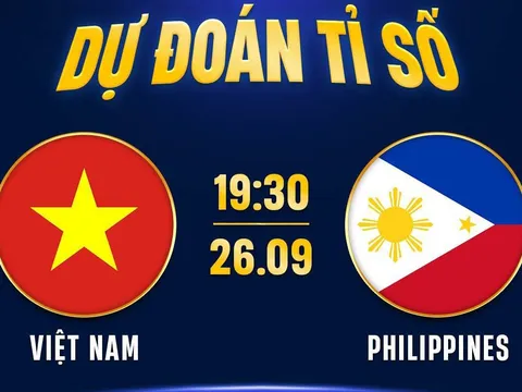 Dự đoán kết quả, tỷ số Việt Nam vs Philppines - Nhận định bóng đá FIFA ASEAN Cup 2026 hôm nay 26/9