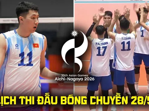 Lịch thi đấu bóng chuyền hôm nay 27/9: Tuyển Việt Nam đại chiến Qatar tại ASIAD 2026 lúc mấy giờ?