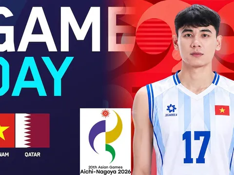 TRỰC TIẾP bóng chuyền Việt Nam vs Qatar hôm nay 27/9 - Link xem bóng chuyền ASIAD 2026 mới nhất