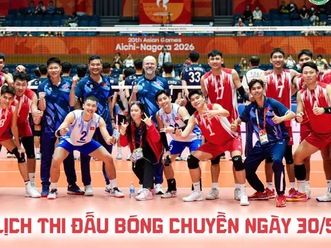 Lịch thi đấu bóng chuyền hôm nay 30/9: Tuyển Việt Nam đại chiến Uzbekistan ở ASIAD khi nào?