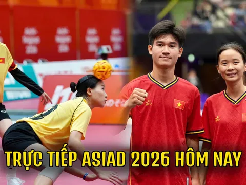 VTV6 trực tiếp ASIAD 2026 hôm nay 1/10 - Đoàn thể thao Việt Nam giành thêm HCV, bứt phá trên Bảng tổng sắp?