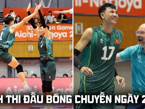 Lịch thi đấu bóng chuyền hôm nay 2/10: Tuyển Việt Nam đấu Uzbekistan ở ASIAD 2026 lúc mấy giờ?
