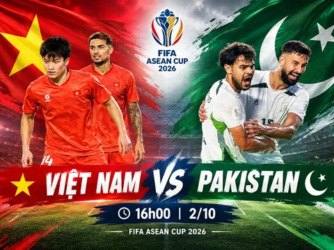 TRỰC TIẾP bóng đá FIFA ASEAN Cup hôm nay 2/10 - Link xem trực tiếp Việt Nam vs Pakistan trên FPT