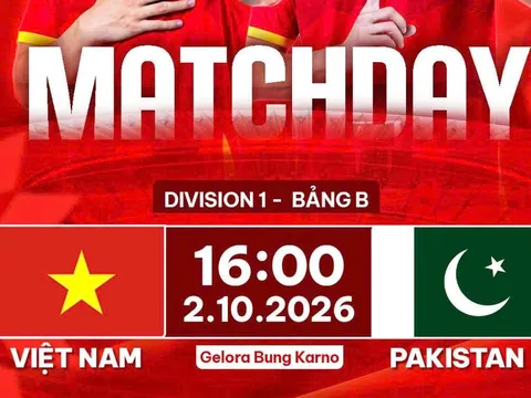 FPT, TV360 trực tiếp bóng đá Việt Nam vs Pakistan - Cập nhật link xem trực tiếp FIFA ASEAN Cup 2026